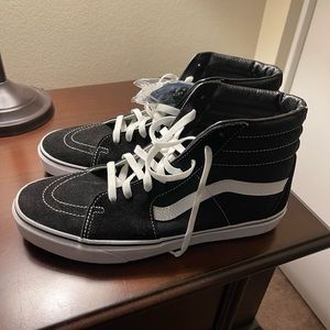 Black Hightop Vans, Size 12